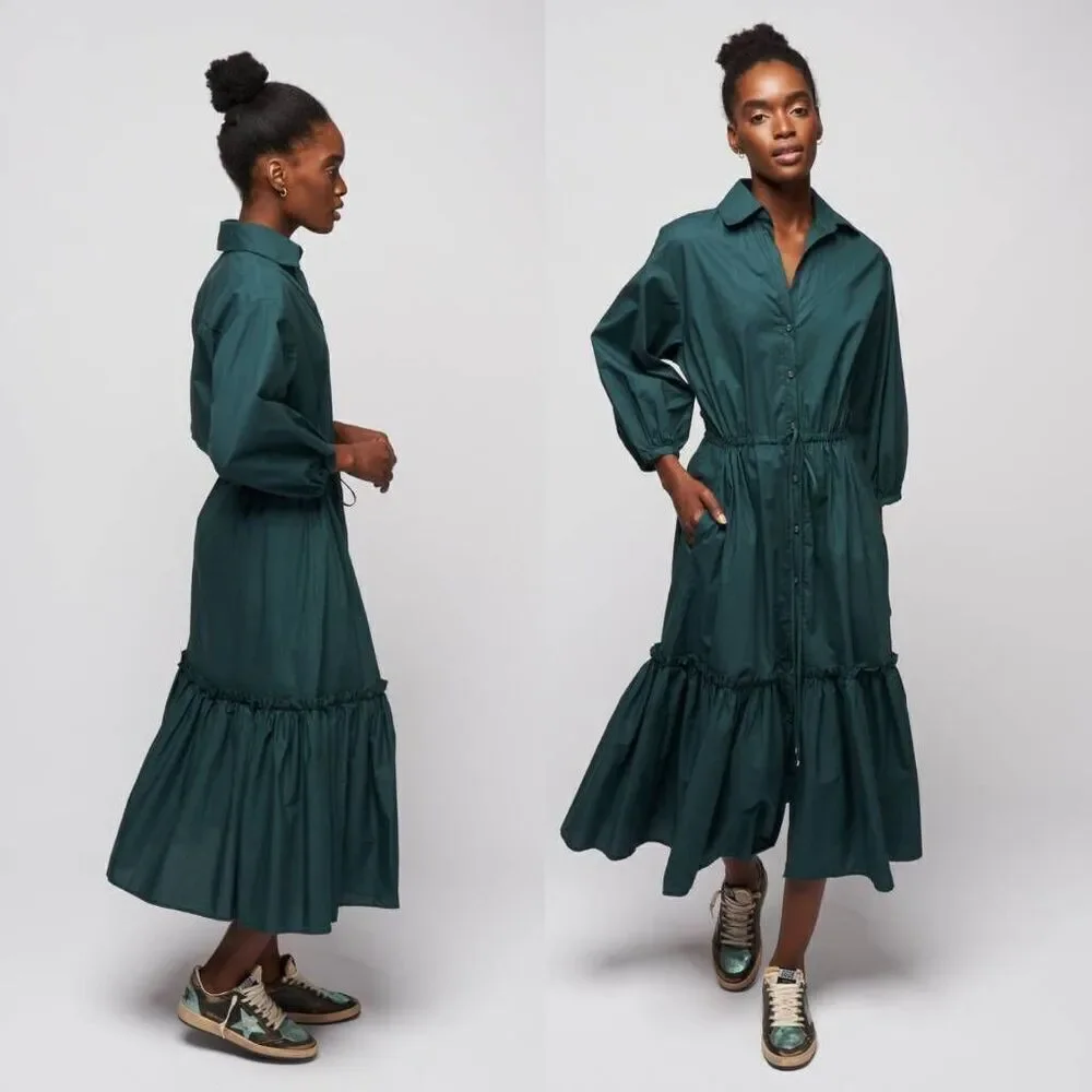 cara cara hutton dress - green gables XL $495 - Picture 2 of 13